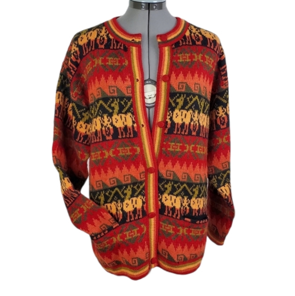 LAST CHANCE Alpaca Fina | wool button down cardigan | Med